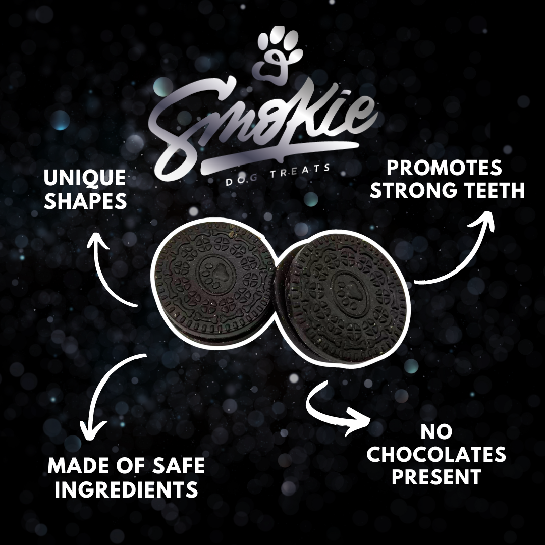 Smokie Dog Treats Cookie Bones Crunchy Gourmet Doggy-O's 100g